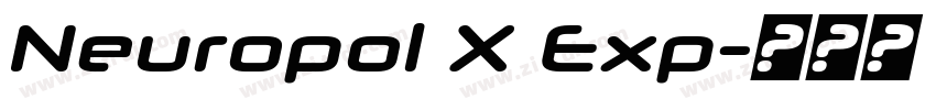 Neuropol X Exp字体转换